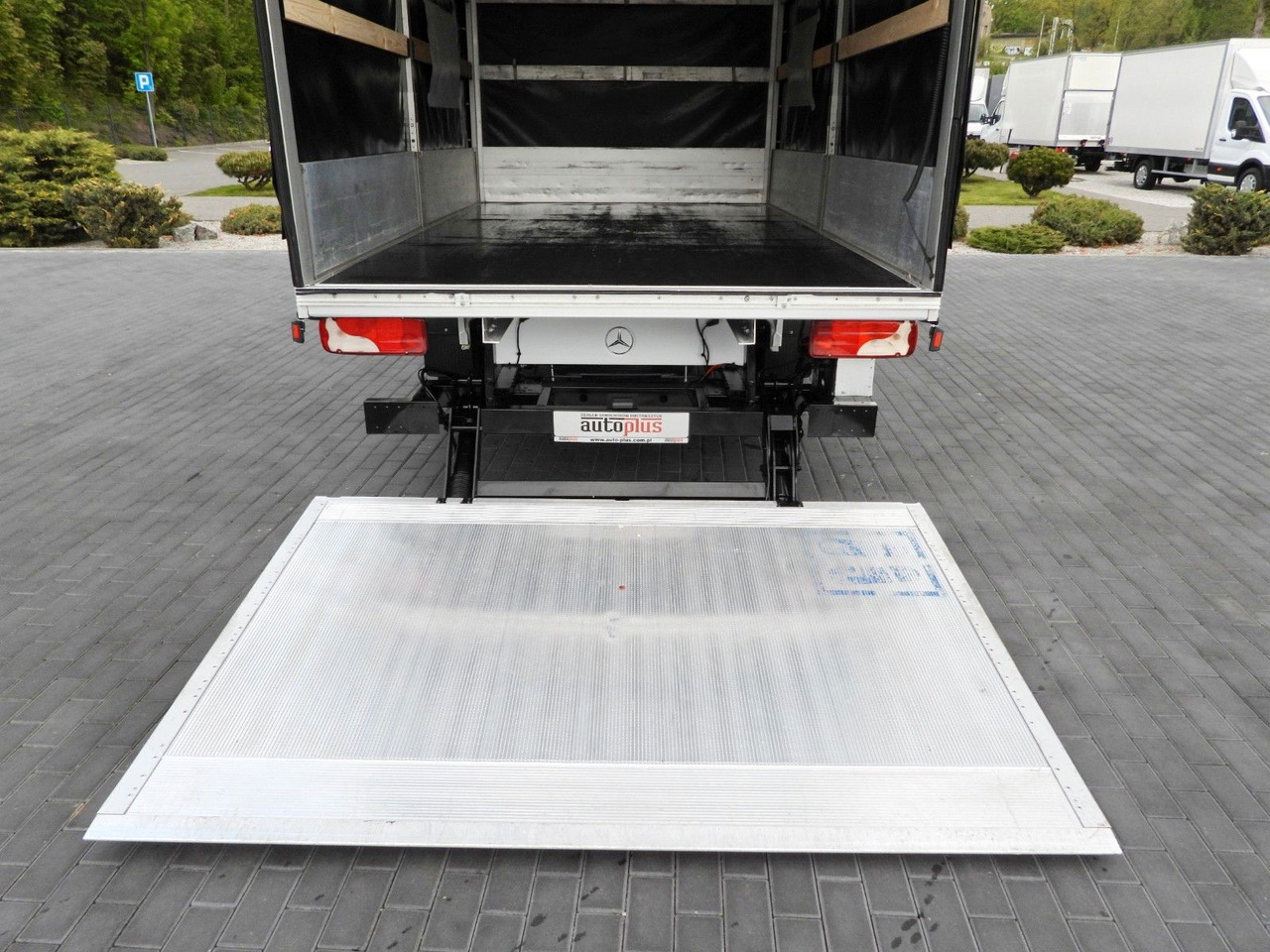 Furgoneta con lona, Furgoneta combi Mercedes-Benz SPRINTER 316 PRITSCHE PLANE AUFZUG 8 PALETTEN: foto 17