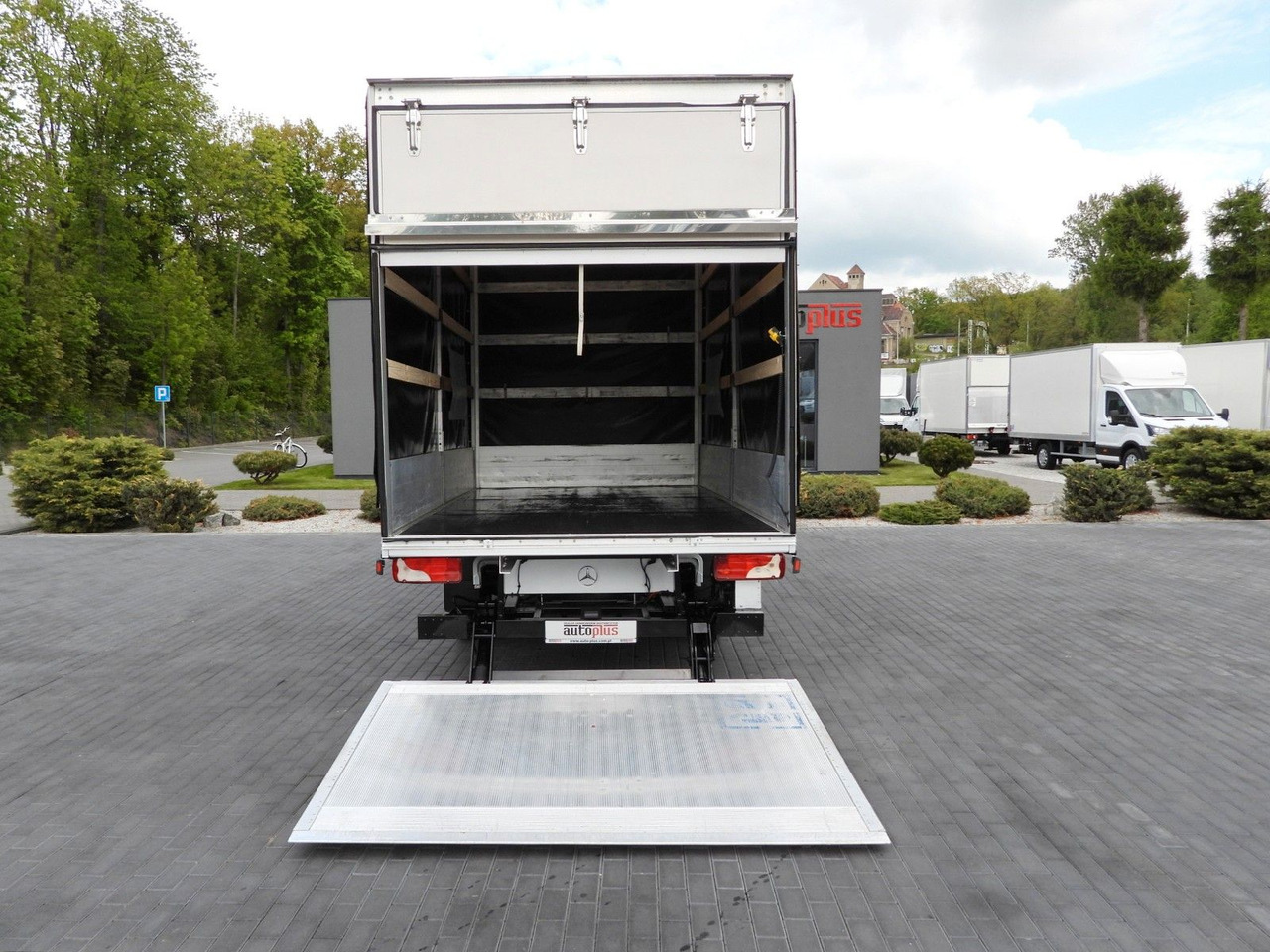 Furgoneta con lona, Furgoneta combi Mercedes-Benz SPRINTER 316 PRITSCHE PLANE AUFZUG 8 PALETTEN: foto 11