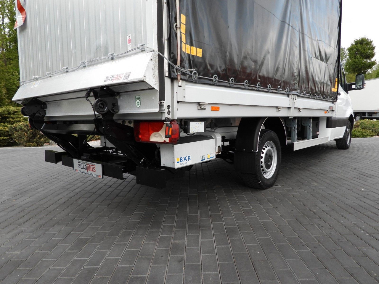 Furgoneta con lona, Furgoneta combi Mercedes-Benz SPRINTER 316 PRITSCHE PLANE AUFZUG 8 PALETTEN: foto 19