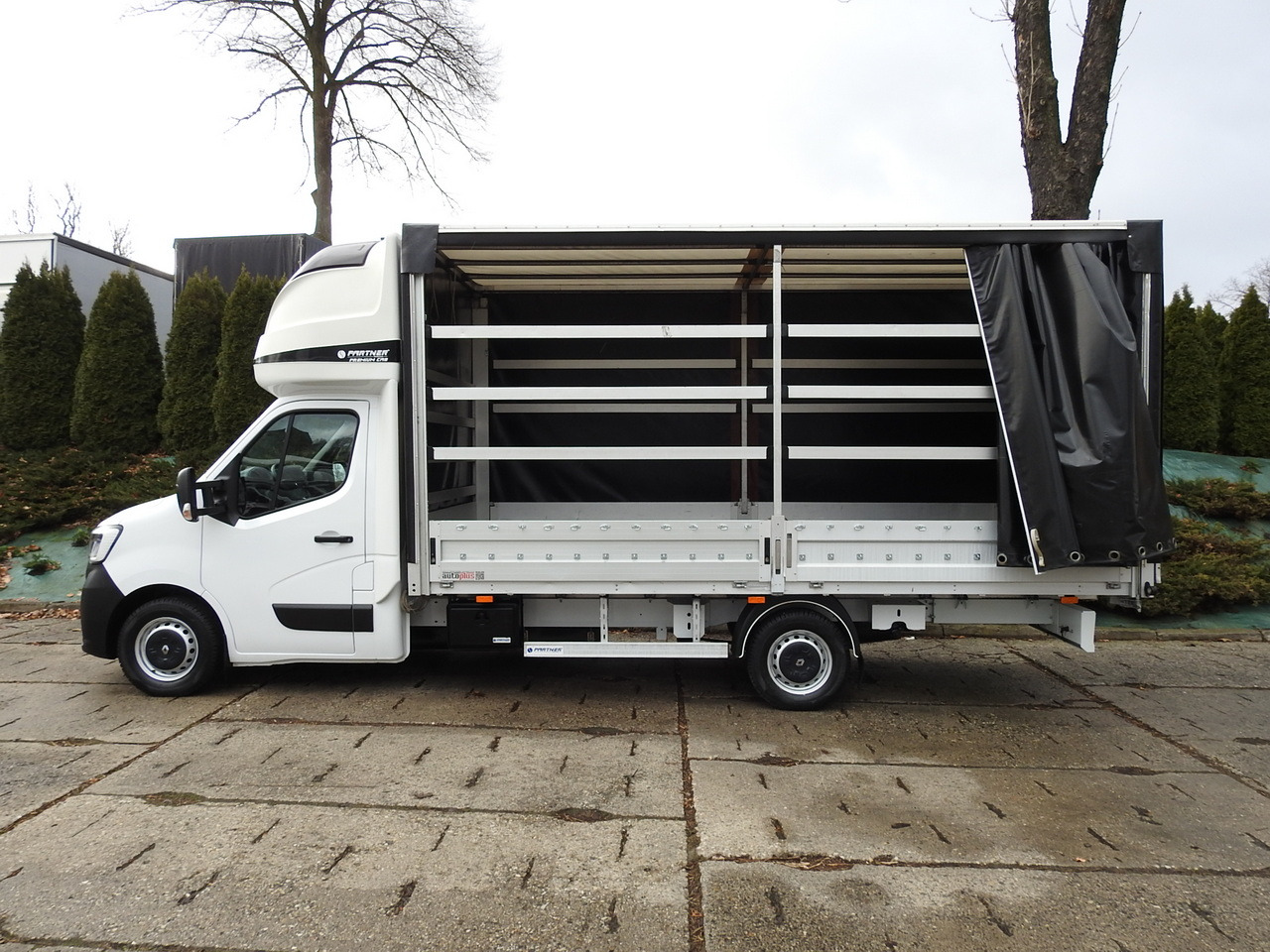 Furgoneta con lona RENAULT MASTER TARPAULIN 10 PALLETS WEBASTO CRUISE CONTROL AIR CONDITIONING LED LIGHTS PNEUMATICS  165HP: foto 8