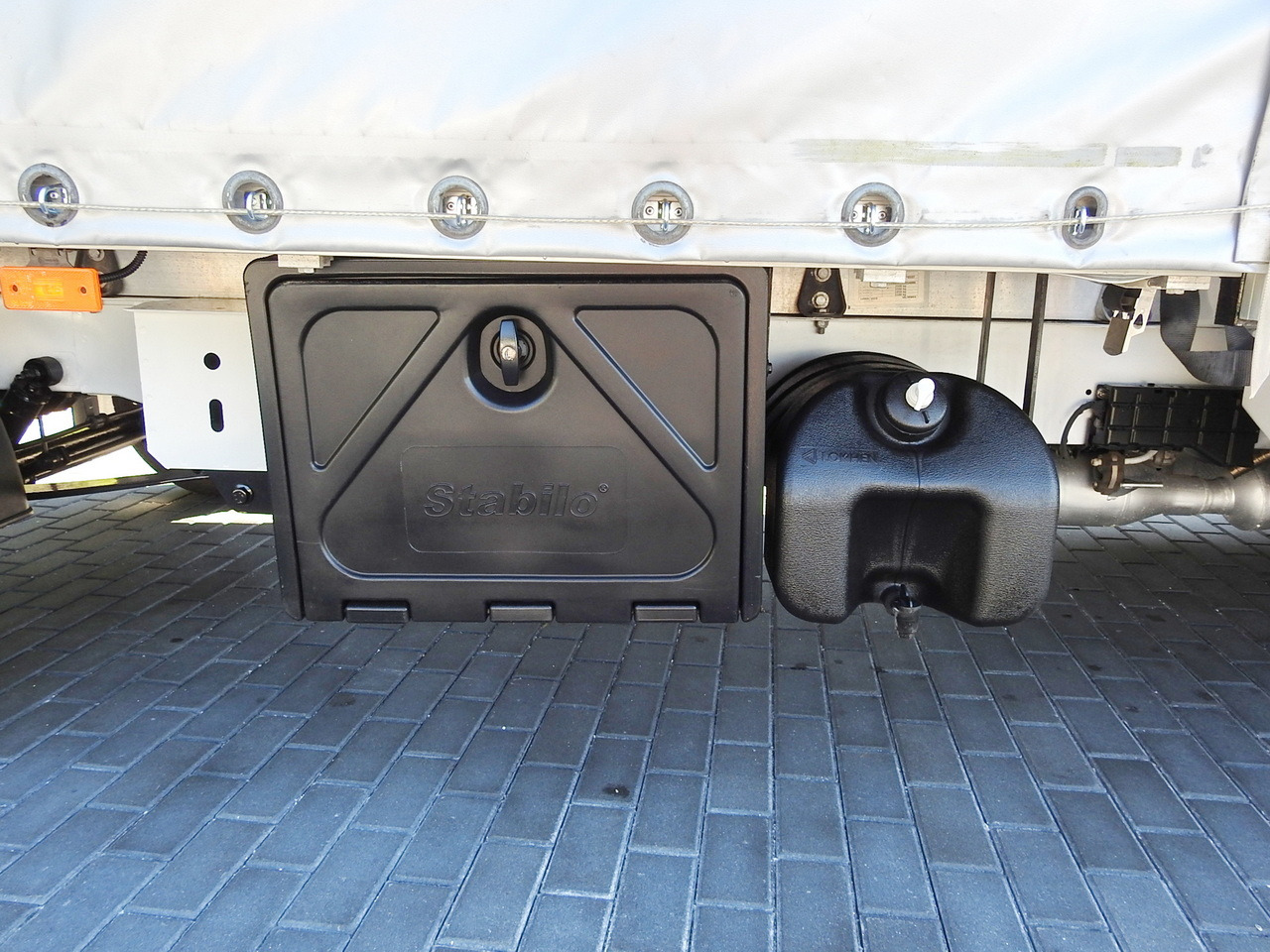Furgoneta con lona RENAULT MASTER TARPAULIN 8 PALLETS WEBASTO CRUISE CONTROL AIR CONDITIONING PNEUMATICS  170HP: foto 23