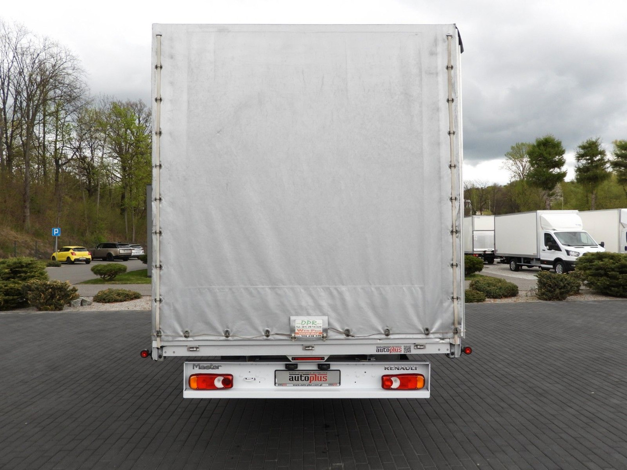 Furgoneta con lona Renault MASTER  PRITSCHE PLANE 10 PALETTEN WEBASTO  A/C: foto 11