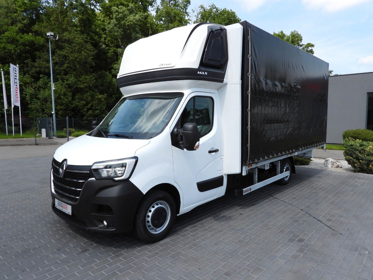 Furgoneta con lona Renault MASTER  PRITSCHE PLANE 12 PALETTEN WEBASTO A/C: foto 6