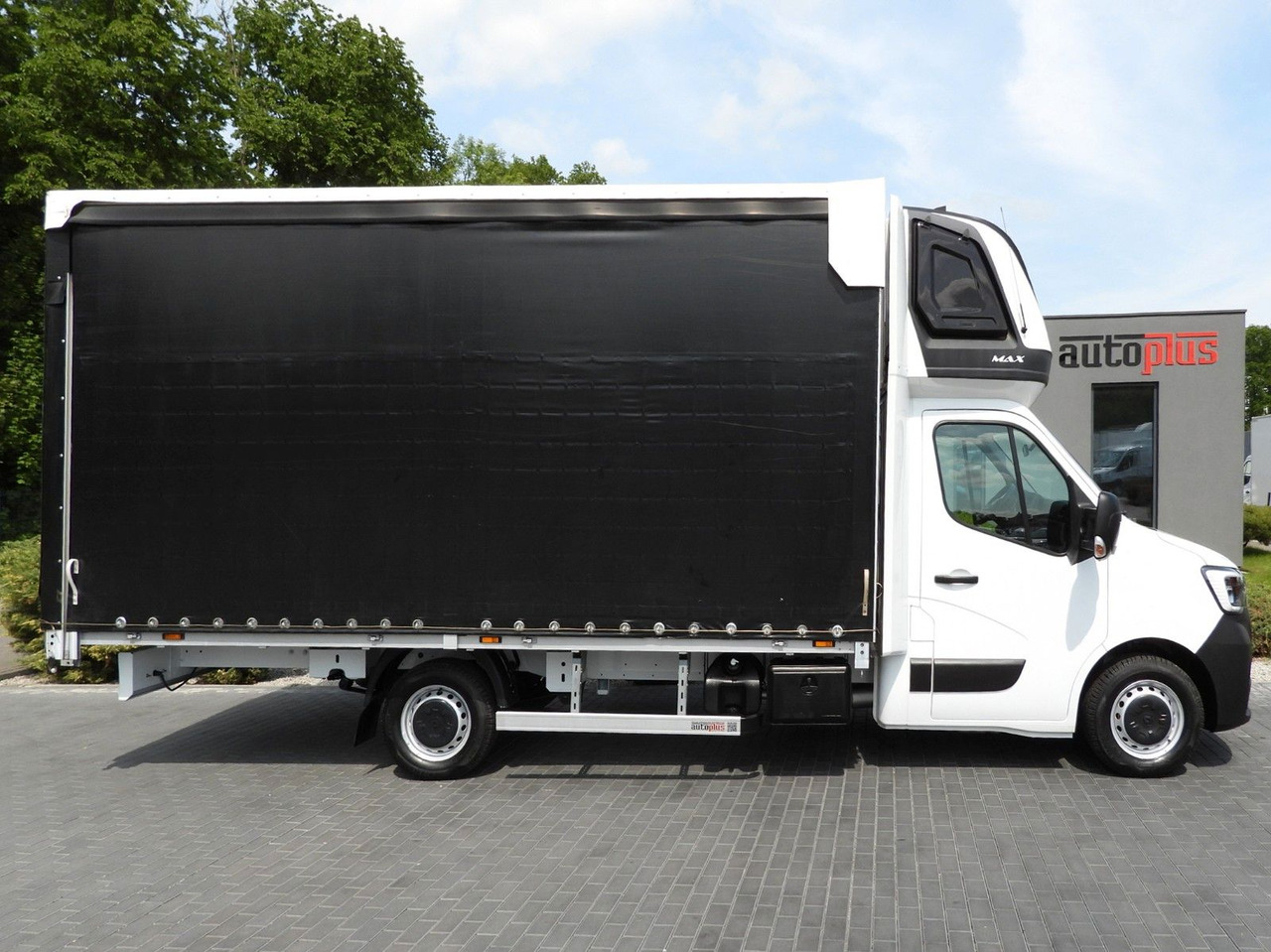 Furgoneta con lona Renault MASTER  PRITSCHE PLANE 12 PALETTEN WEBASTO A/C: foto 7
