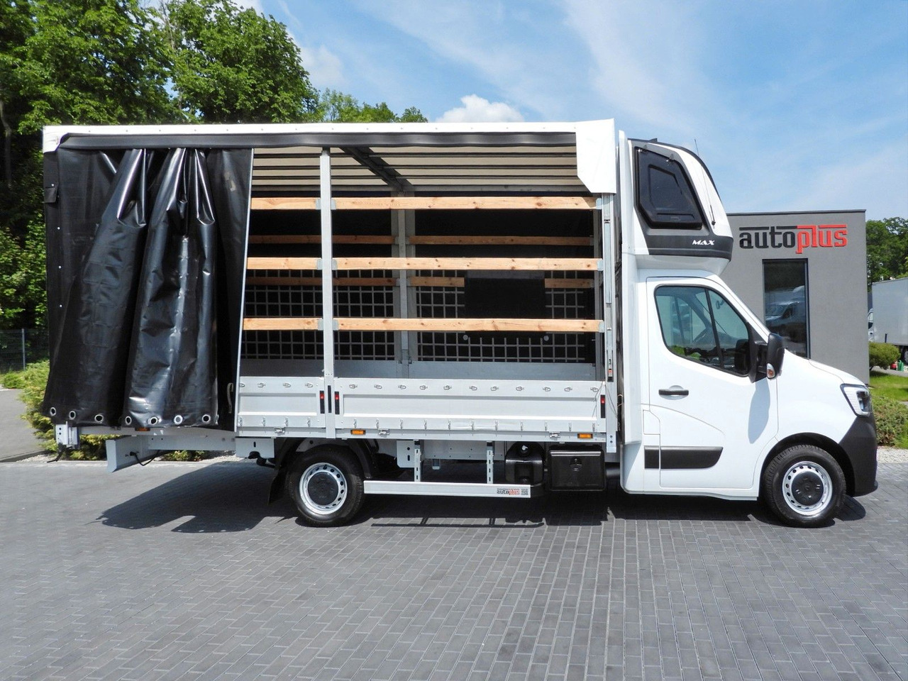 Furgoneta con lona Renault MASTER  PRITSCHE PLANE 12 PALETTEN WEBASTO A/C: foto 8