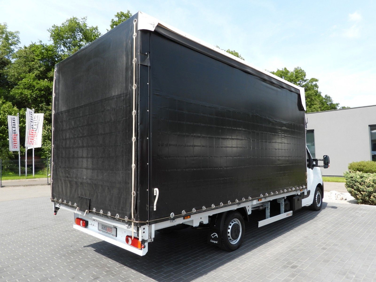 Furgoneta con lona Renault MASTER  PRITSCHE PLANE 12 PALETTEN WEBASTO A/C: foto 13