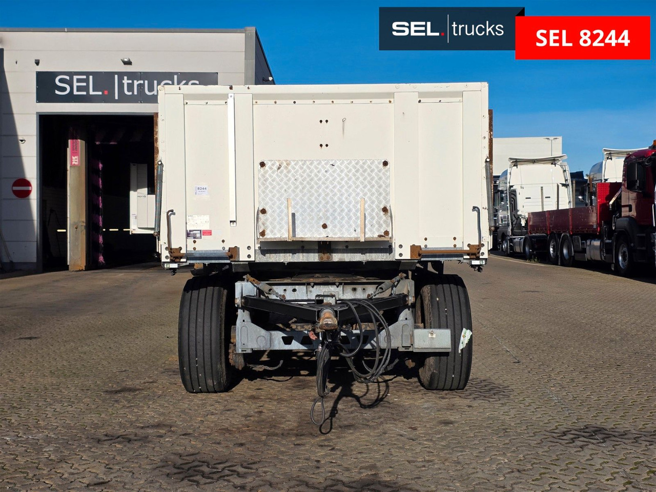 Ackermann PA-F18/7,1E BPA+ / Baustoff / 40 mm - Remolque plataforma/ Caja abierta: foto 2 Ackermann PA-F18/7,1E BPA+ / Baustoff / 40 mm - Remolque plataforma/ Caja abierta: foto 2