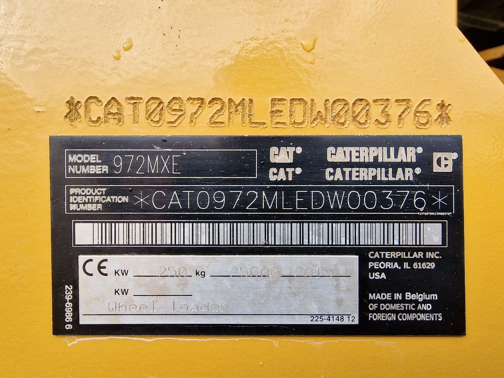Cargadora de ruedas CAT 972MXE: foto 10
