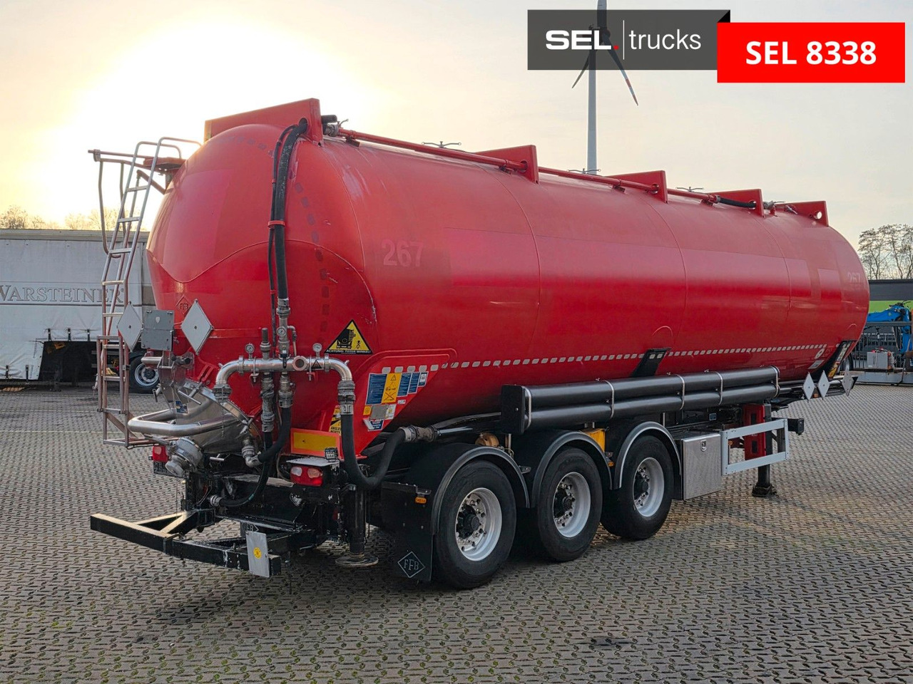 Feldbinder KIP 52/7000/A/2 / Alu-Felgen / ADR AT / 52.000 l - Semirremolque silo: foto 5 Feldbinder KIP 52/7000/A/2 / Alu-Felgen / ADR AT / 52.000 l - Semirremolque silo: foto 5