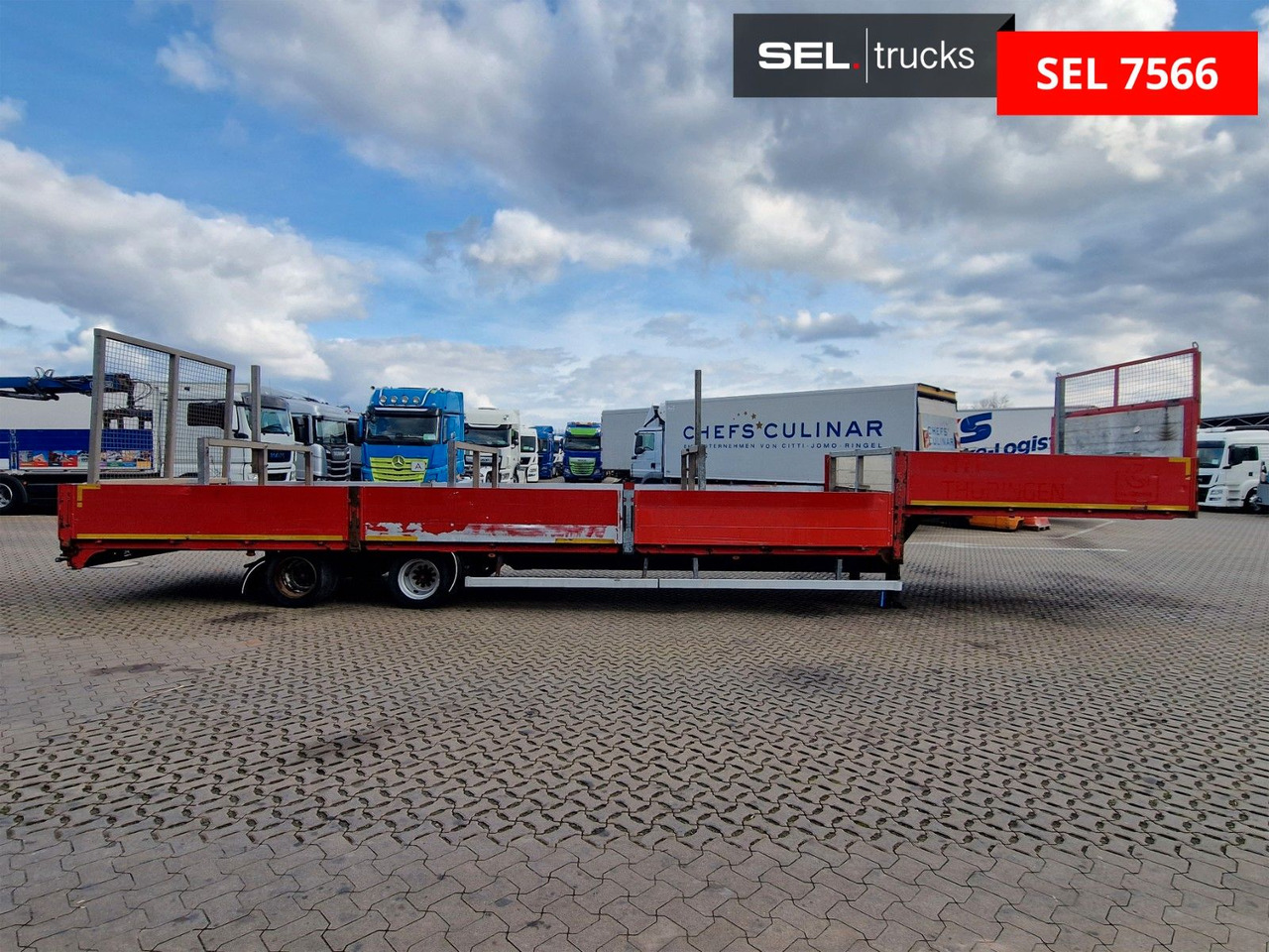 Fliegl SZS 270 - Semirremolque plataforma/ Caja abierta: foto 4 Fliegl SZS 270 - Semirremolque plataforma/ Caja abierta: foto 4