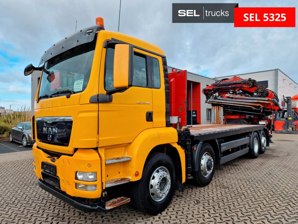 MAN TGS 35.480 8X4H-6 BL / Intarder / FASSI F560 - Camión grúa: foto 1 MAN TGS 35.480 8X4H-6 BL / Intarder / FASSI F560 - Camión grúa: foto 1