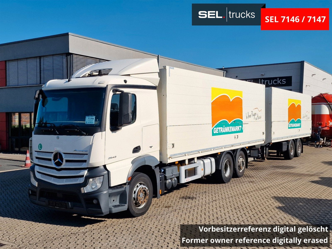 Mercedes-Benz Actros 2543 / Retarder / Lenkachse / Liftachse - Camión transporte de bebidas: foto 1 Mercedes-Benz Actros 2543 / Retarder / Lenkachse / Liftachse - Camión transporte de bebidas: foto 1