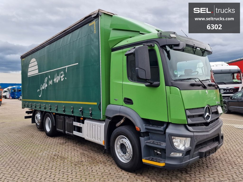Mercedes-Benz Antos 2536 L / LENKACHSE / STERZANTE - Camión lona: foto 3 Mercedes-Benz Antos 2536 L / LENKACHSE / STERZANTE - Camión lona: foto 3