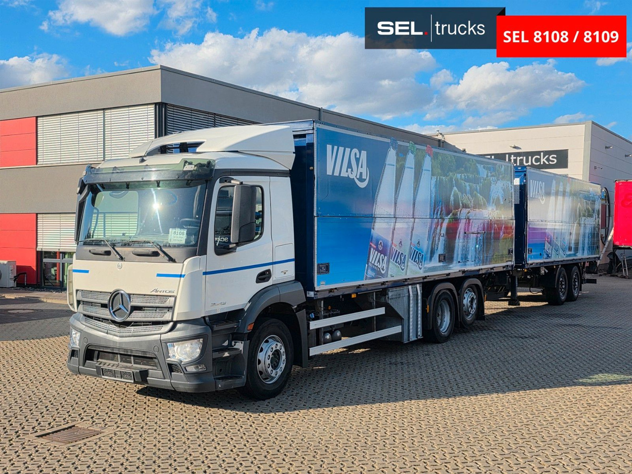 Mercedes-Benz Antos 2543 / Ldbw / Lenkachse / Liftachse - Camión transporte de bebidas: foto 1 Mercedes-Benz Antos 2543 / Ldbw / Lenkachse / Liftachse - Camión transporte de bebidas: foto 1