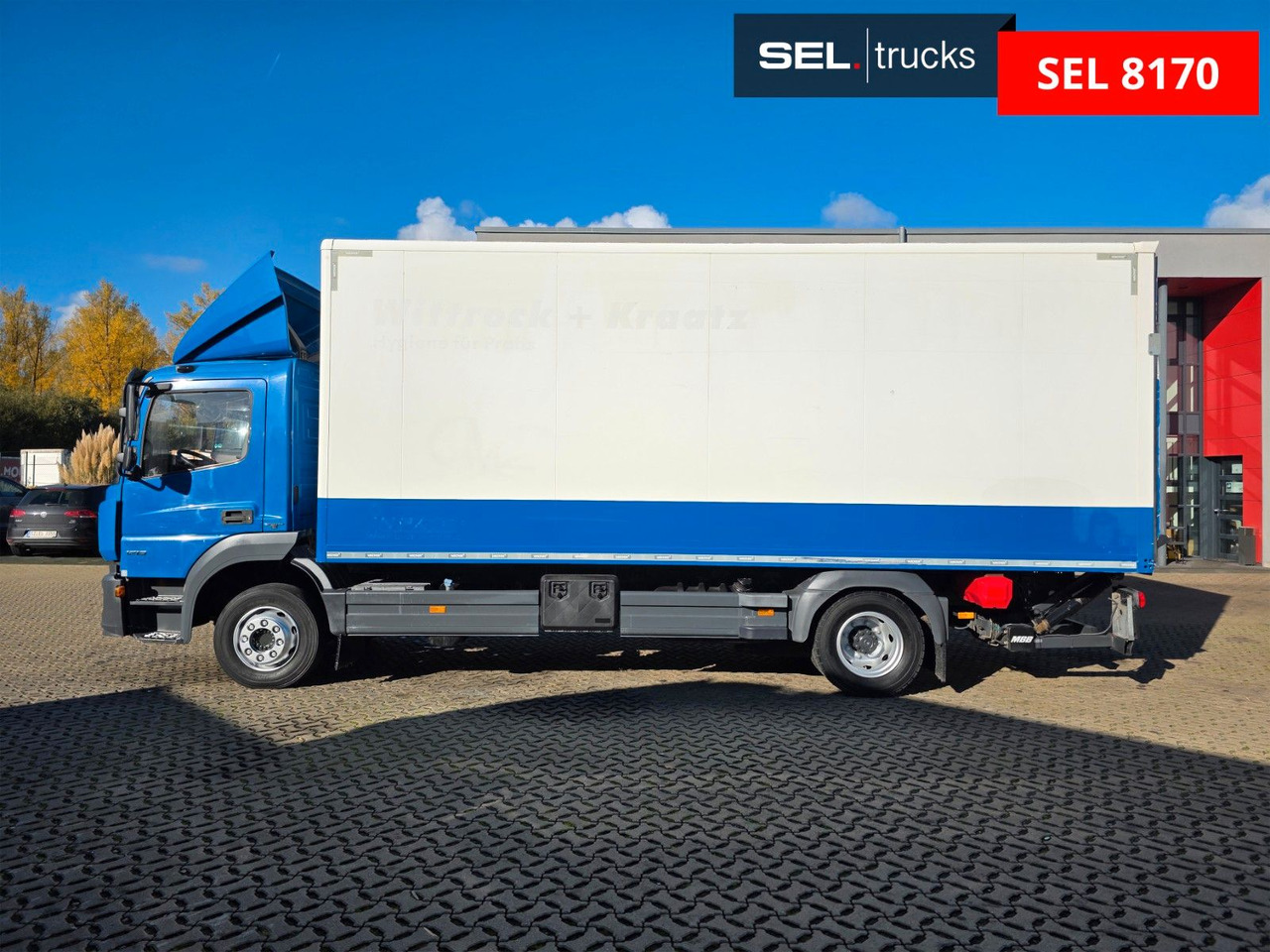 Camión caja cerrada Mercedes-Benz Atego 1218 / Ladebordwand: foto 8 Camión caja cerrada Mercedes-Benz Atego 1218 / Ladebordwand: foto 8