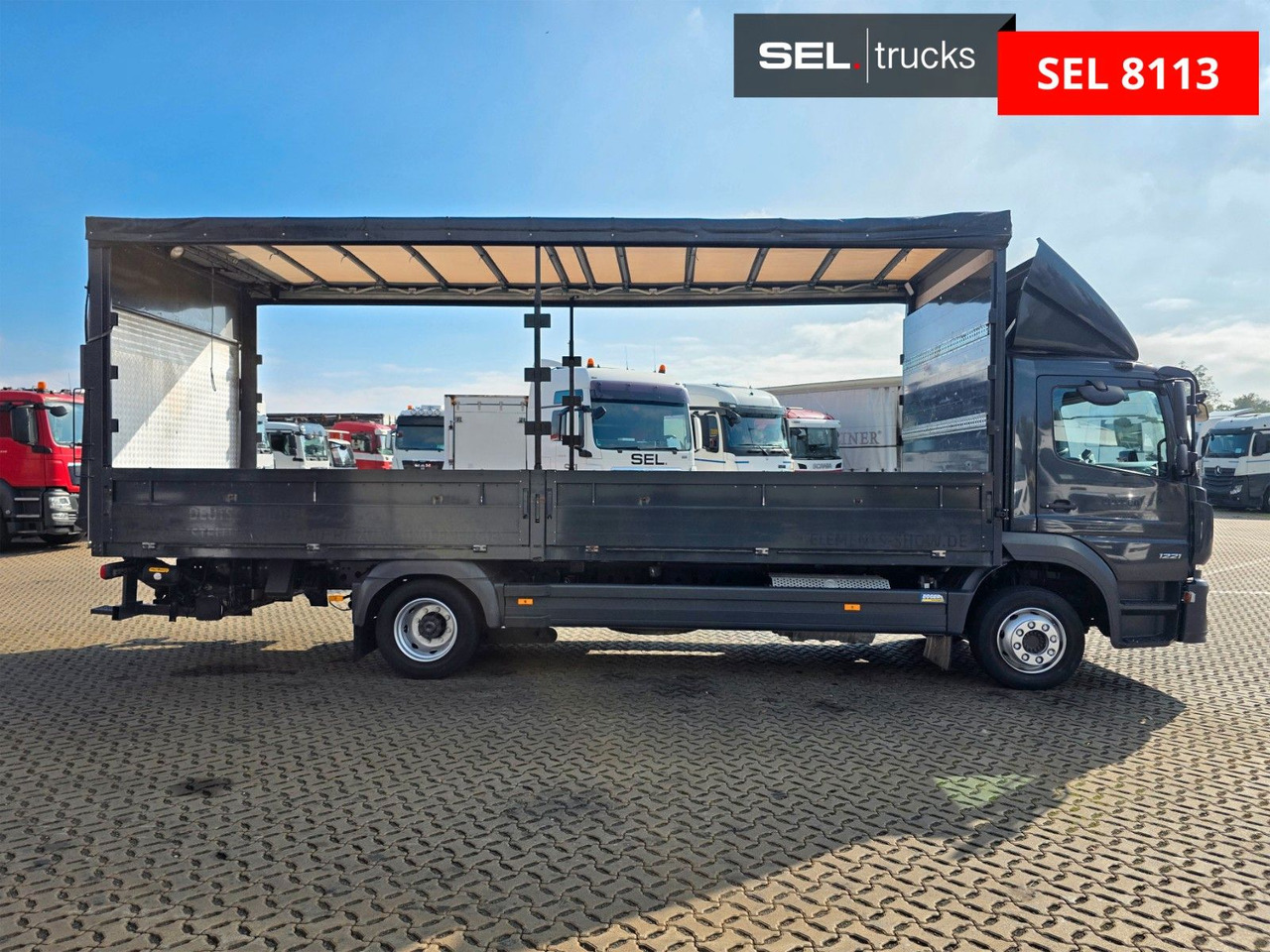 Mercedes-Benz Atego 1221 / Ladebordwand / Rückfahrkamera - Camión lona: foto 4 Mercedes-Benz Atego 1221 / Ladebordwand / Rückfahrkamera - Camión lona: foto 4