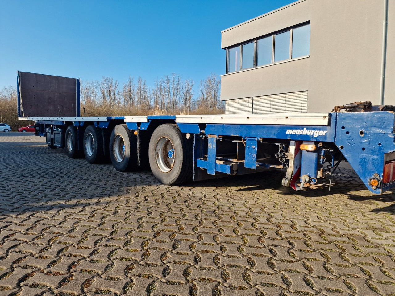 Semirremolque plataforma/ Caja abierta Meusburger MPS-4 / Lenkachse / Liftachse: foto 10