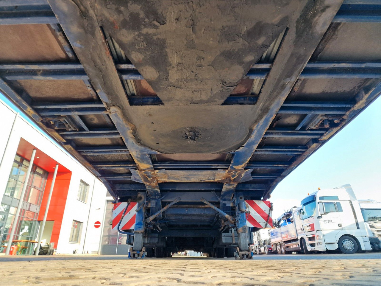 Semirremolque plataforma/ Caja abierta Meusburger MPS-4 / Lenkachse / Liftachse: foto 14