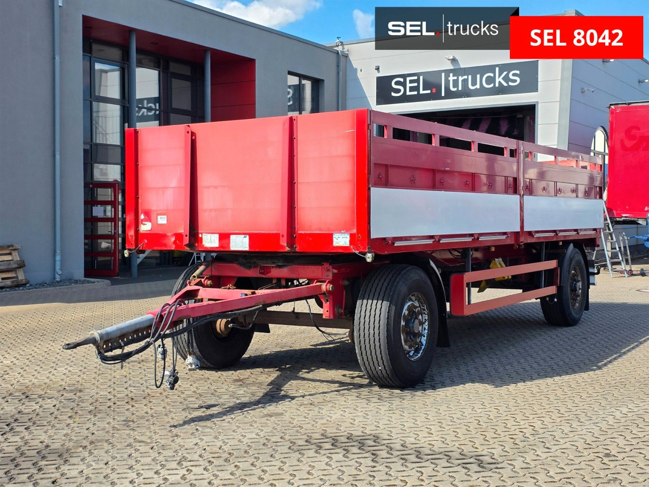 Schwarzmüller PA 2/E / Baustoff / 40 mm - Remolque plataforma/ Caja abierta: foto 1 Schwarzmüller PA 2/E / Baustoff / 40 mm - Remolque plataforma/ Caja abierta: foto 1