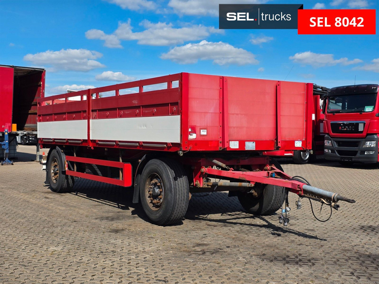 Schwarzmüller PA 2/E / Baustoff / 40 mm - Remolque plataforma/ Caja abierta: foto 3 Schwarzmüller PA 2/E / Baustoff / 40 mm - Remolque plataforma/ Caja abierta: foto 3