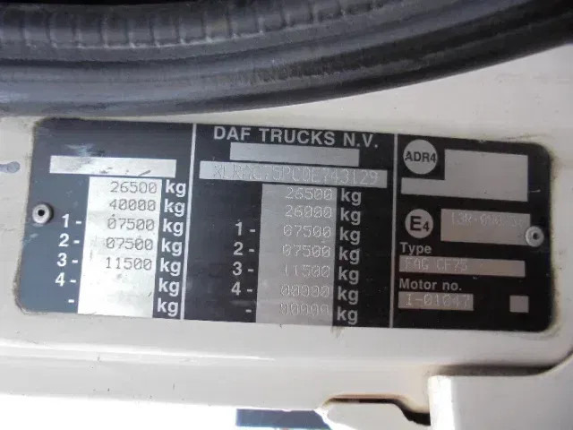 Camión caja abierta DAF CF 75 250 6X2: foto 13