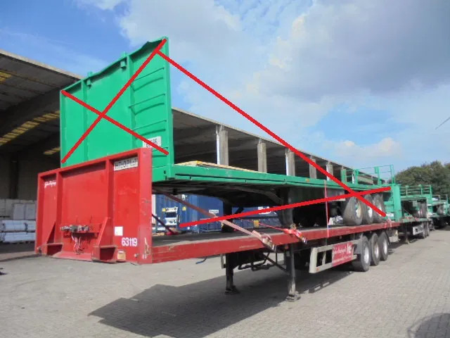 Fruehauf ONCR 39-327 A - Semirremolque plataforma/ Caja abierta: foto 1 Fruehauf ONCR 39-327 A - Semirremolque plataforma/ Caja abierta: foto 1