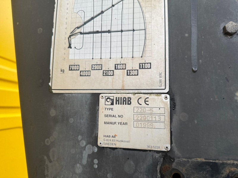 Grúa para camión para Camión Hiab 220 C - 5 + radio: foto 7 Grúa para camión para Camión Hiab 220 C - 5 + radio: foto 7