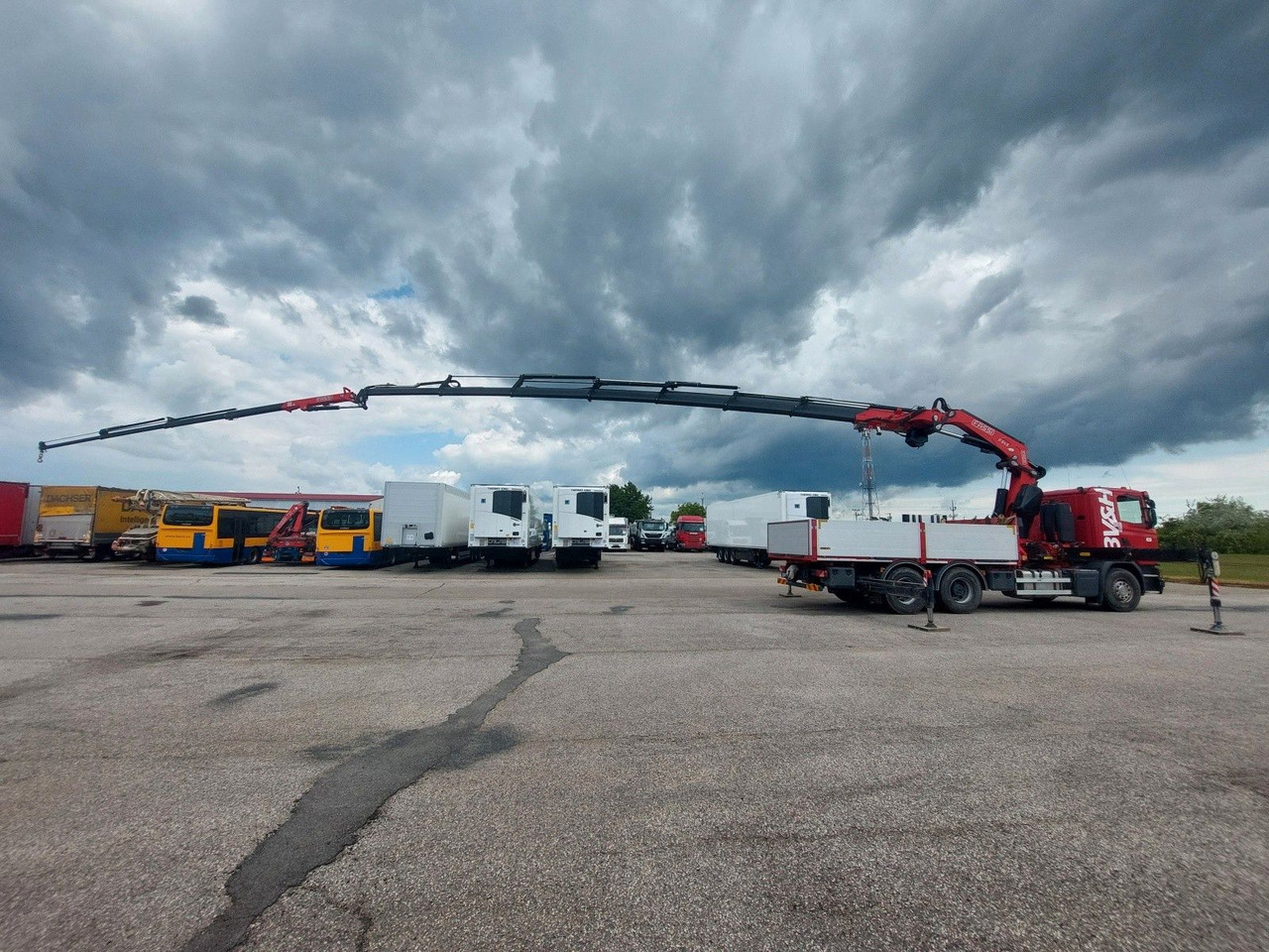 Scania G 410LB 6x4 HNA + Kran Fassi F545RA.2.27 FLY-JIB - Camión caja abierta, Camión grúa: foto 4 Scania G 410LB 6x4 HNA + Kran Fassi F545RA.2.27 FLY-JIB - Camión caja abierta, Camión grúa: foto 4