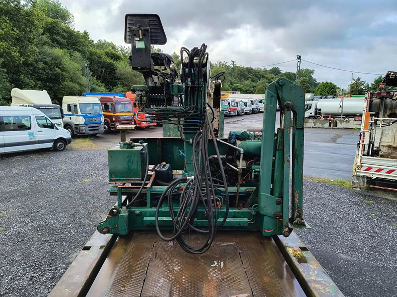 Semirremolque plataforma/ Caja abierta EKW WITH FONCTIONING (!) GLIDING CRANE: foto 9