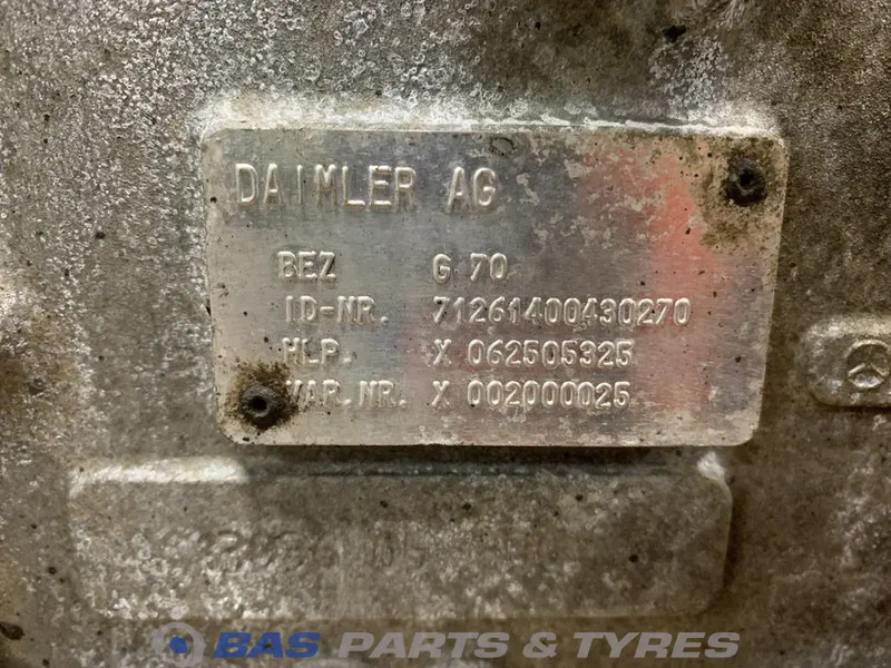 Mercedes-Benz Atego Mercedes G70-6 Powershift 3 Versnellingsbak A 001 260 36 00 - Caja de cambios para Camión: foto 5 Mercedes-Benz Atego Mercedes G70-6 Powershift 3 Versnellingsbak A 001 260 36 00 - Caja de cambios para Camión: foto 5