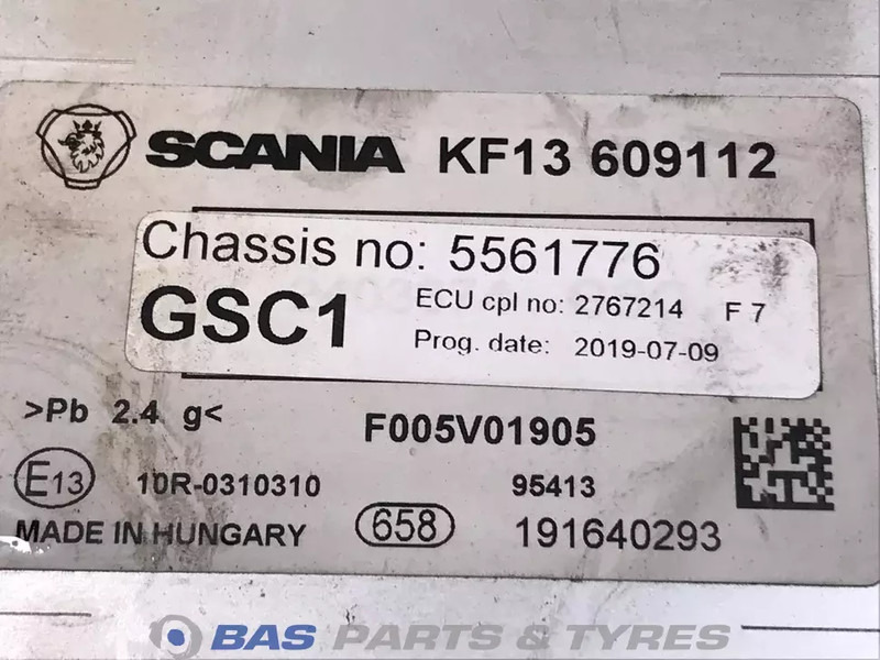 Scania Regeleenheid GSC1 Scania 2740414 - Sistema eléctrico para Camión: foto 3 Scania Regeleenheid GSC1 Scania 2740414 - Sistema eléctrico para Camión: foto 3