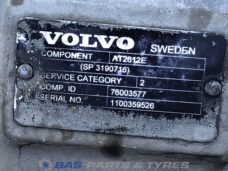 Volvo FMX Euro 6 AT2612E I-Shift Versnellingsbak G1353 - Caja de cambios para Camión: foto 5 Volvo FMX Euro 6 AT2612E I-Shift Versnellingsbak G1353 - Caja de cambios para Camión: foto 5