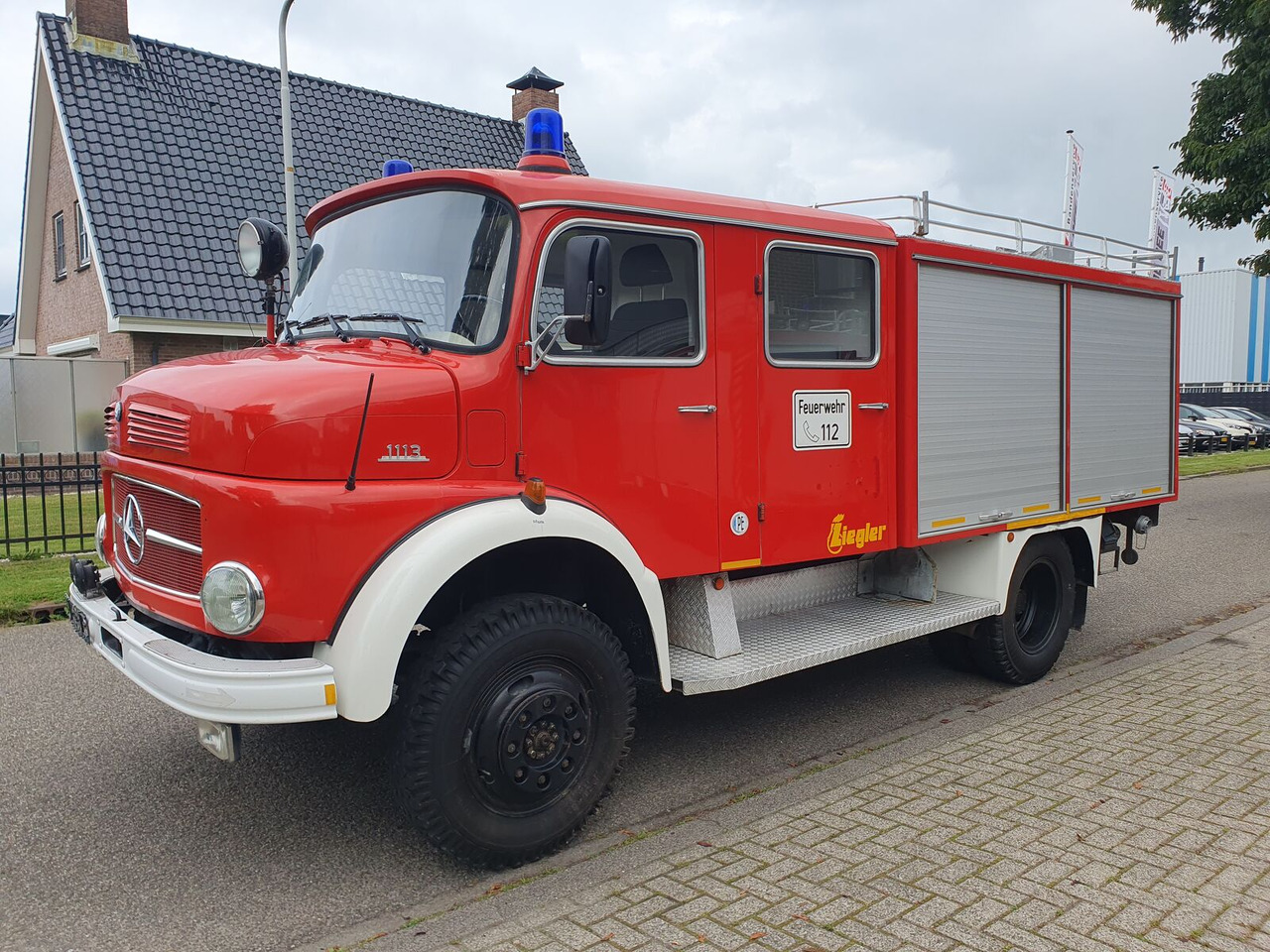 Mercedes-Benz Mercedes LAF 1113 B 4WD | 6-cilinder Turbo (Overland Camper) brandweerwagen - Camión de bomberos: foto 5 Mercedes-Benz Mercedes LAF 1113 B 4WD | 6-cilinder Turbo (Overland Camper) brandweerwagen - Camión de bomberos: foto 5
