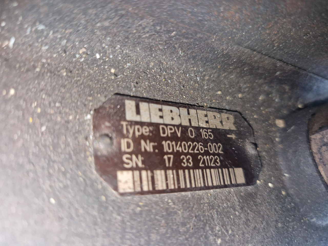 Liebherr DPV 0 165 - Bomba hidráulica para Maquinaria de construcción: foto 2 Liebherr DPV 0 165 - Bomba hidráulica para Maquinaria de construcción: foto 2