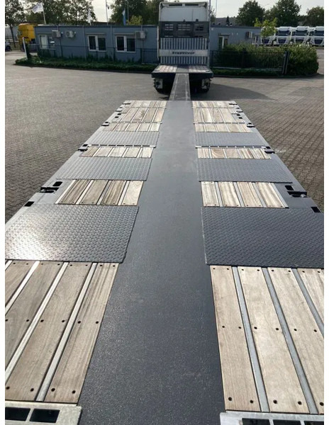 Semirremolque caja cerrada nuevo Kässbohrer SPA M3 / 1N - 18 / 27 Heavy Duty uitschuifbare vlakke mega trailer met liftas, rongen en oprijplaten: foto 12