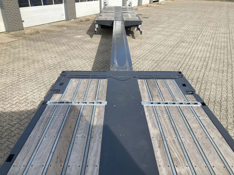 Semirremolque caja cerrada nuevo Kässbohrer SPA M3 / 1N - 18 / 27 Heavy Duty uitschuifbare vlakke mega trailer met liftas, rongen en oprijplaten: foto 13