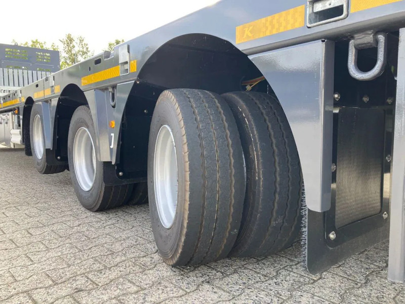 Semirremolque caja cerrada nuevo Kässbohrer SPA M3 / 1N - 18 / 27 Heavy Duty uitschuifbare vlakke mega trailer met liftas, rongen en oprijplaten: foto 19