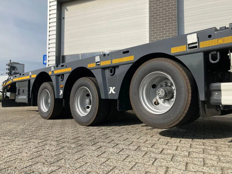 Semirremolque caja cerrada nuevo Kässbohrer SPA M3 / 1N - 18 / 27 Heavy Duty uitschuifbare vlakke mega trailer met liftas, rongen en oprijplaten: foto 15