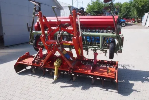 Agregat uprawowo-siewny Kuhn HRB 301 2000 brona aktywna wirująca KUHN NODET - Combinado de siembra: foto 2 Agregat uprawowo-siewny Kuhn HRB 301 2000 brona aktywna wirująca KUHN NODET - Combinado de siembra: foto 2