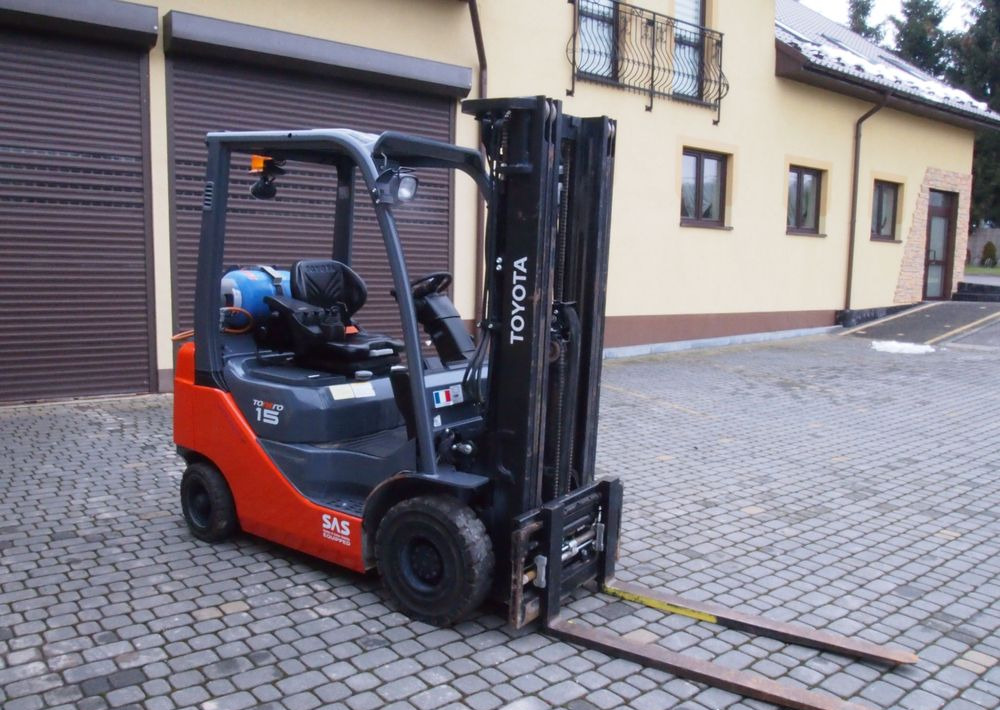 Carretilla elevadora de gas Wózek widłowy Toyota 8FGF15 2018 TRIPLEX system SAS (blokowanie tylnej osi): foto 7