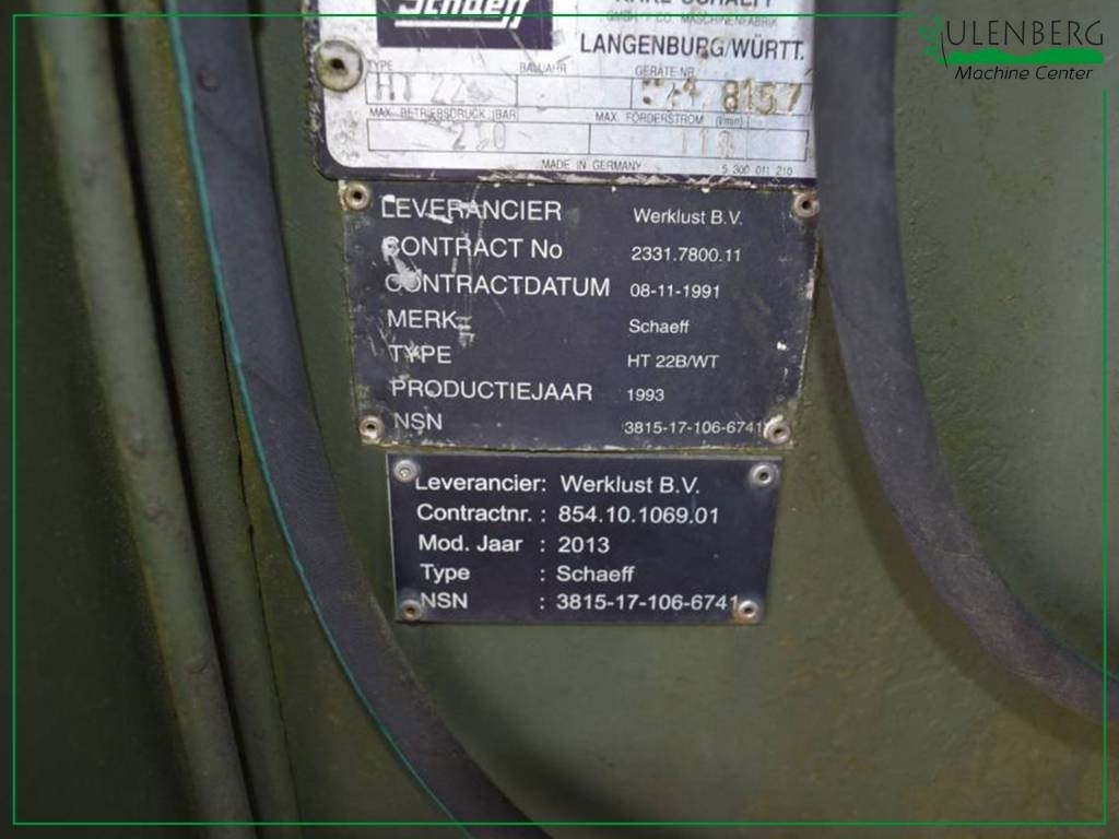 Excavadora Schaeff HT22B/WT: foto 12