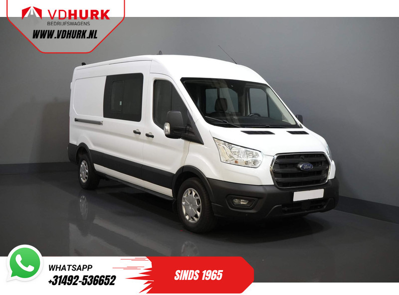 Ford Transit 2.0 TDCI 130 pk L3H2 DC Dubbel Cabine 7 Pers./ Riem V.V./ Adapt. Cruise/ CarPlay/ PDC/ Navi/ Camera/ Airco/ Trekhaak - Furgón, Furgoneta combi: foto 1 Ford Transit 2.0 TDCI 130 pk L3H2 DC Dubbel Cabine 7 Pers./ Riem V.V./ Adapt. Cruise/ CarPlay/ PDC/ Navi/ Camera/ Airco/ Trekhaak - Furgón, Furgoneta combi: foto 1