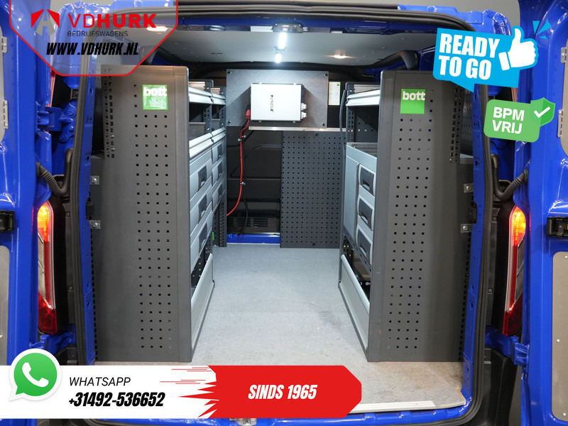 Furgoneta pequeña Ford Transit Custom 2.0 TDCI 130 pk Aut. BPM VRIJ! Ready2Go! BOTT Inrichting L+R/ Riem V.V/ Omvormer/ Gev.Stoel/ Stoelverw./ Cruise/ PDC/ Trekhaak/: foto 15