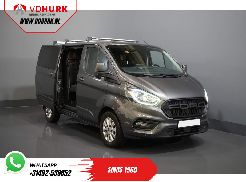 Furgoneta pequeña Ford Transit Custom 2.0 TDCI 130 pk Aut. DC Dubbel Cabine Limited 2x Schuifdeur/ CarPlay/ Stoelverw./ Cruise/ LMV/ Navi/ Cruise/ PDC: foto 8