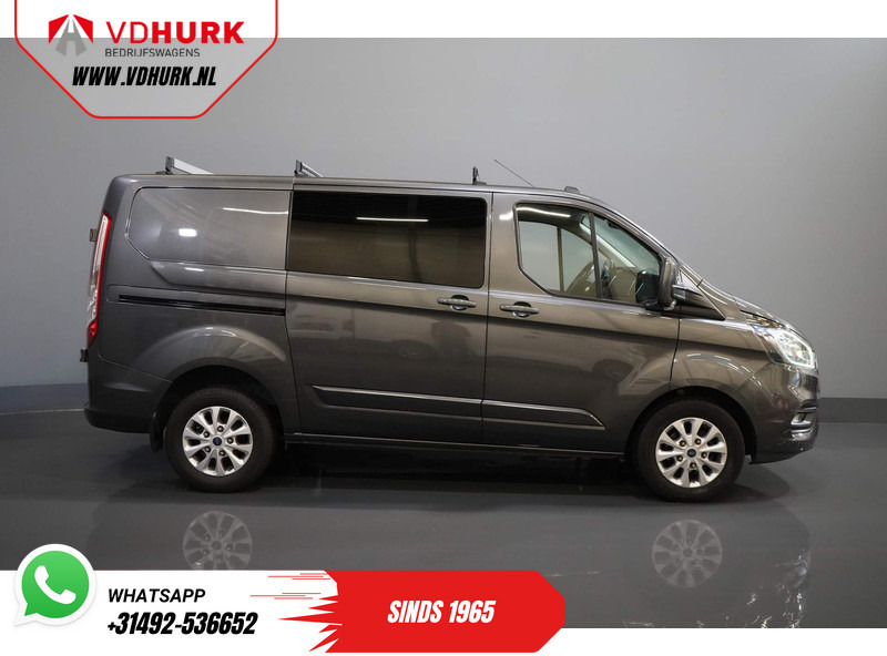 Furgoneta pequeña Ford Transit Custom 2.0 TDCI 130 pk Aut. DC Dubbel Cabine Limited 2x Schuifdeur/ CarPlay/ Stoelverw./ Cruise/ LMV/ Navi/ Cruise/ PDC: foto 10