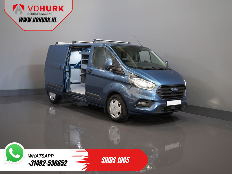 Furgoneta pequeña Ford Transit Custom 2.0 TDCI 130 pk Aut. L2 Trend BPM VRIJ! Adapt. Cruise/ Carplay/ Camera/ Navi/ PDC/ Trekhaak: foto 9