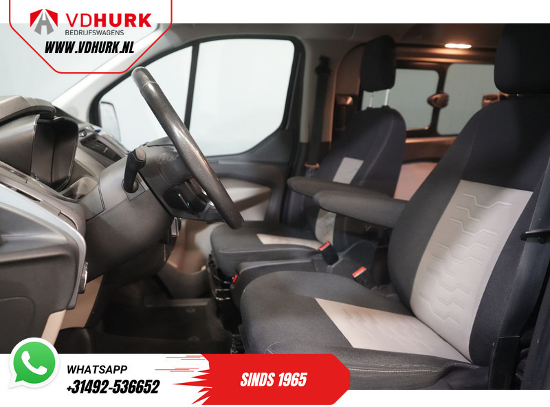 Furgoneta pequeña, Furgoneta combi Ford Transit Custom 2.0 TDCI 170 pk E6 Aut. L2 Limited DC Dubbel Cabine BPM VRIJ 2x Schuifdeur/ Stoelverw./ Navi/ Cruise/ Camera/ PDC/ Trekhaak: foto 13