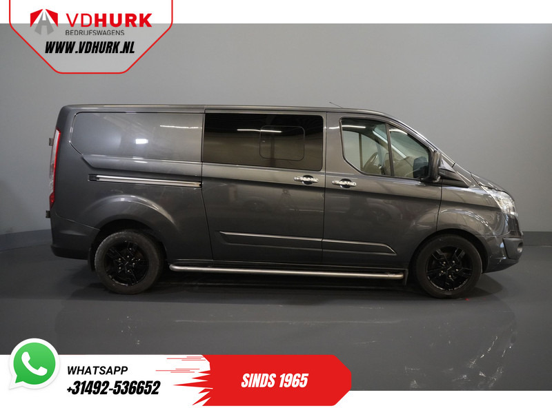 Furgoneta pequeña, Furgoneta combi Ford Transit Custom 2.0 TDCI 170 pk E6 Aut. L2 Limited DC Dubbel Cabine BPM VRIJ 2x Schuifdeur/ Stoelverw./ Navi/ Cruise/ Camera/ PDC/ Trekhaak: foto 10