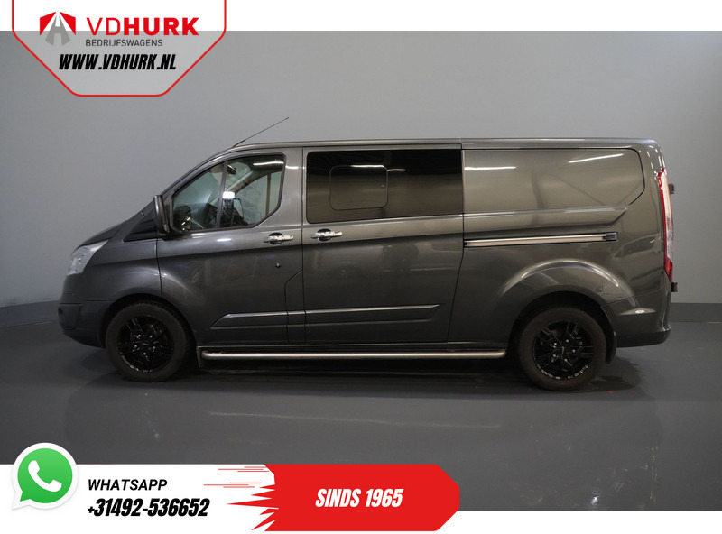 Furgoneta pequeña, Furgoneta combi Ford Transit Custom 2.0 TDCI 170 pk E6 Aut. L2 Limited DC Dubbel Cabine BPM VRIJ 2x Schuifdeur/ Stoelverw./ Navi/ Cruise/ Camera/ PDC/ Trekhaak: foto 9