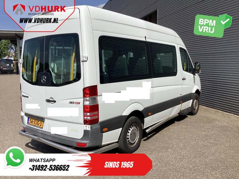 Minibús, Furgoneta de pasajeros Mercedes-Benz Sprinter 313 2.2 CDI L2H2 €11.132 Incl. BTW BPM VRIJ! EXPORT ONLY Combi/ 9 Persoons/ Kombi/ 9P/ Airco/ Rolstoellift: foto 11